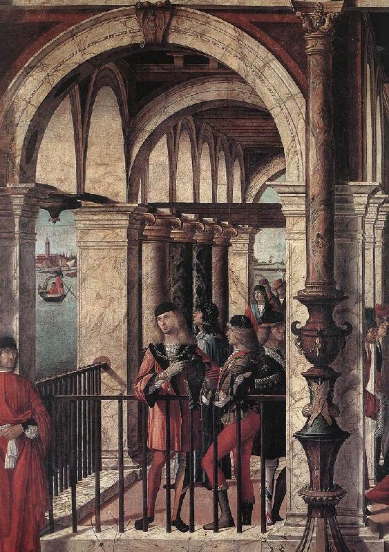 CARPACCIO, Vittore Arrival of the English Ambassadors (detail) g China oil painting art